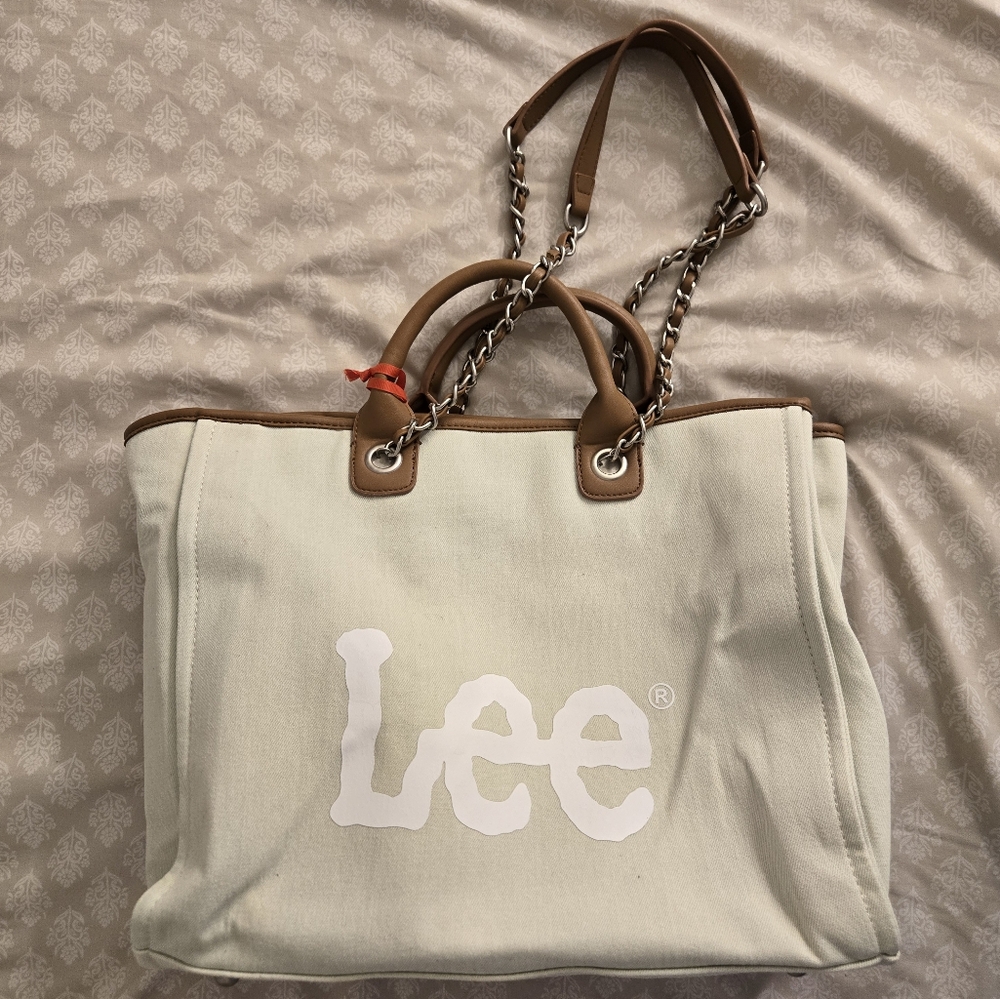 Lee Denim Canvas Tote Bag